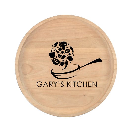 Art of Culinary Personalized Round Serving Tray